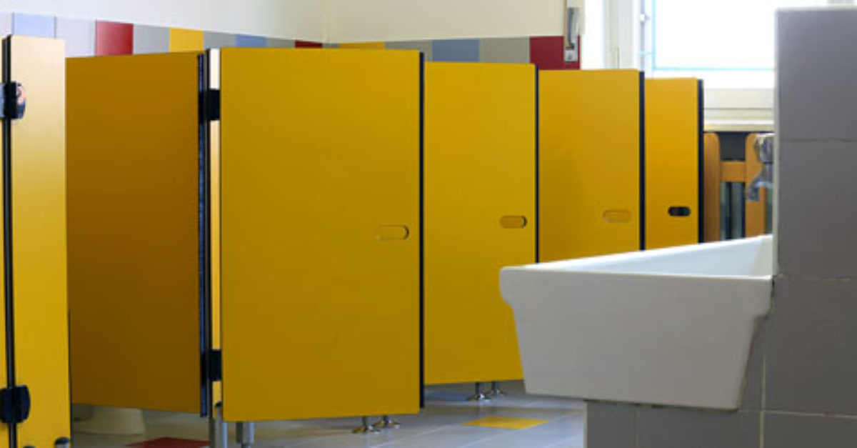 public restroom, school restroom cleanliness