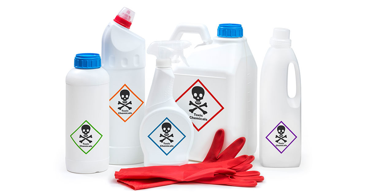toxic chemicals, toxic cleaning products, poison
