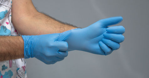 glove removal