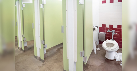 Workers Most Often Identify Restrooms as the Dirtiest Area