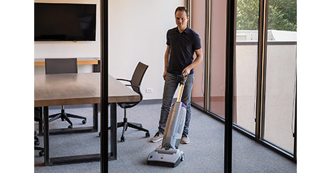 Try the FreeFlex® Cordless/Corded Upright at ISSA