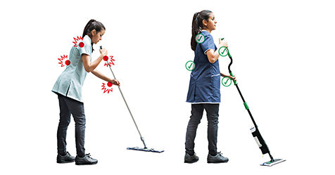 Ergonomic Study Indicates Unger Excella Helps Keep Cleaners Safe