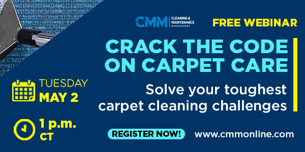 Free Webinar - Crack the Code on Carpet Care: Solve your toughest carpet cleaning challenges - Register Now