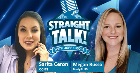 Megan Russo, director of sales operations, Southeast, at BradyPLUS, and Sarita Ceron, quality control and compliance manager at CCMS