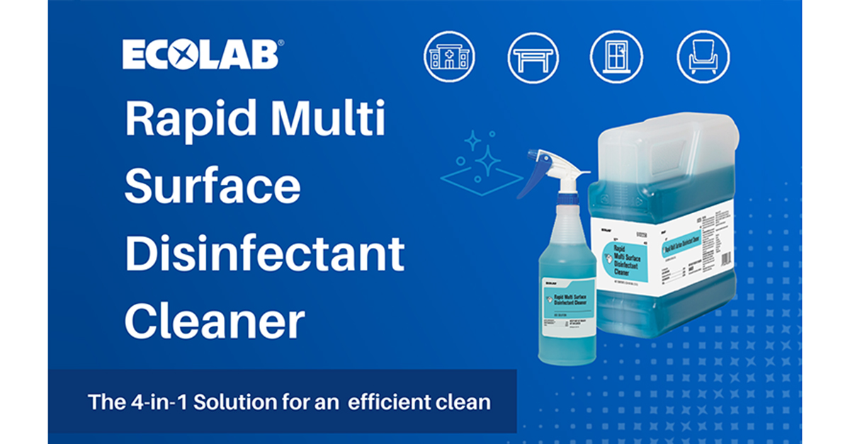 Meet the 4-in-1 Disinfectant Solution Commercial Cleaners Will Love