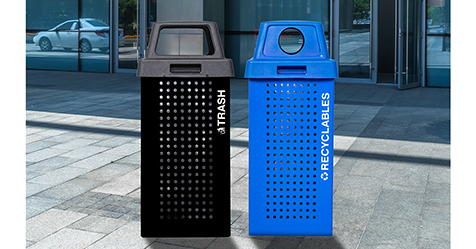 36-Gallon Square Trash Bins for the Great Outdoors