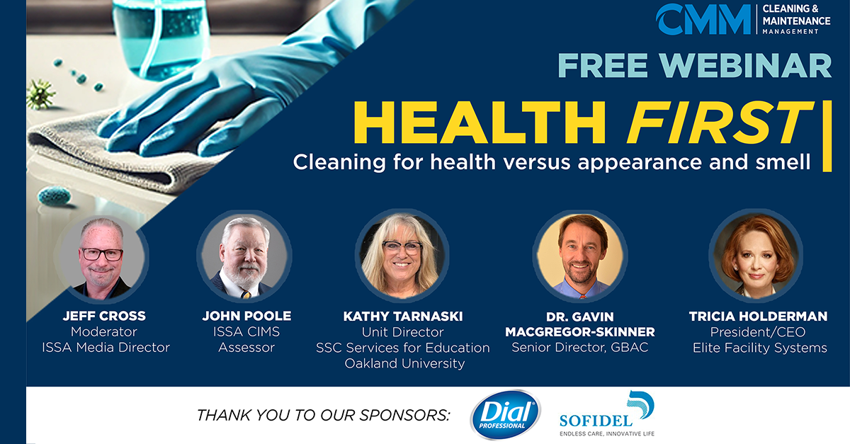 Health First—Cleaning for Health Versus Appearance and Smell