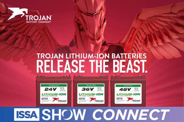 ISSA Show Connect | Trojan 24V, 36V, and 48V Lithium-Ion Batteries