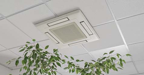 Air vent in ceiling