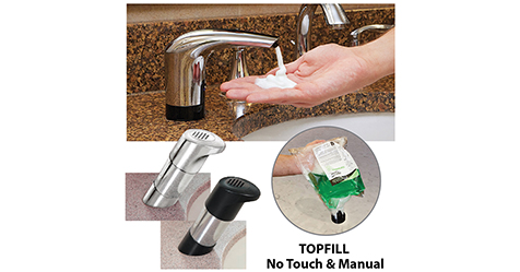 Enhance the restroom experience with TOPFILL™ dispensers