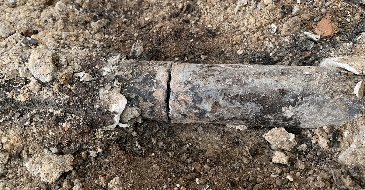 Lead Pipe Rasp Challenges Drag Out Lead Pipe Replacement | Cleaning & Maintenance ...