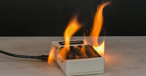 Lithium-ion battery fire