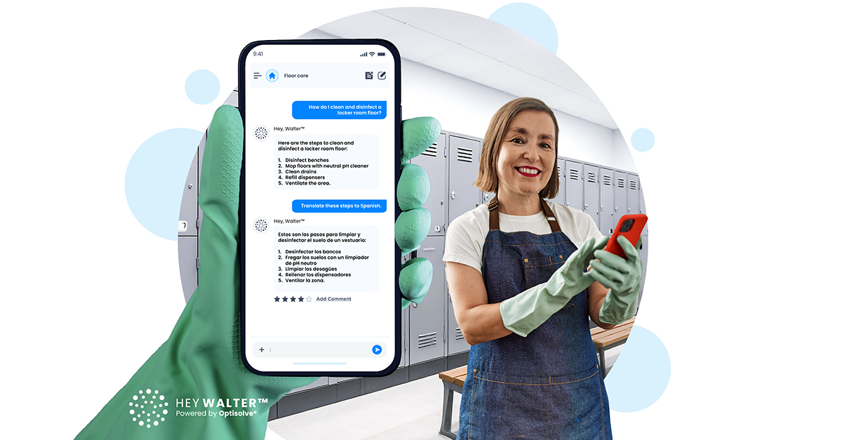 Hey, Walter™ AI Cleaning Assistant