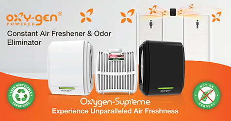 Oxygen-Supreme: Constant, Eco-Friendly Odor Control