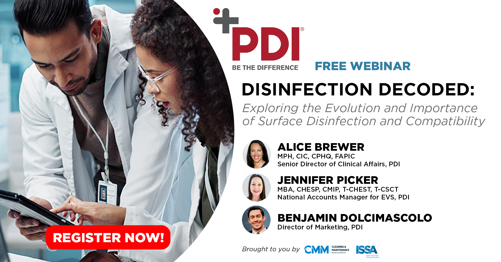 Free Webinar - PDI Core Concepts of Disinfection- Register Now