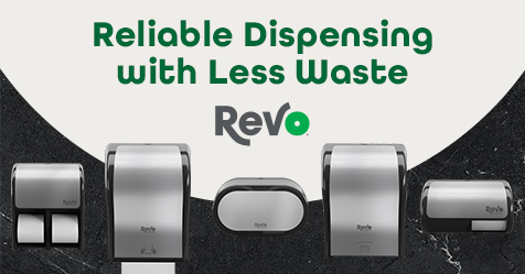 Hygienic Revo Tissue & Towel Dispensers from Domtar Curb Costs & Waste