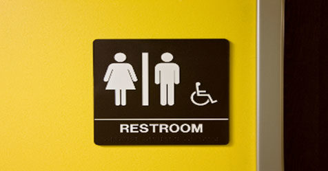 restroom sign, restroom