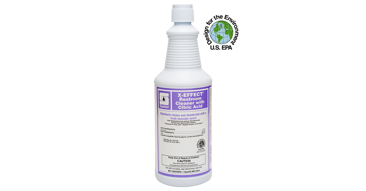 DfE-Certified Restroom Disinfectant— No PPE Required