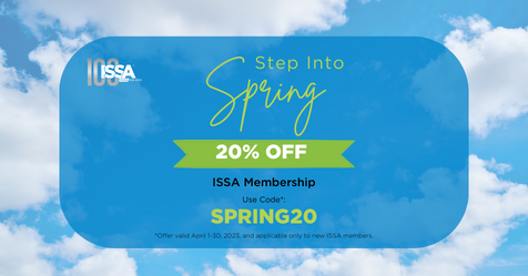 Join ISSA in April and Save 20%