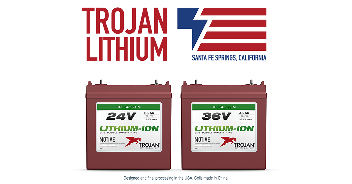 Trojan Lithium Floor Scrubber Batteries