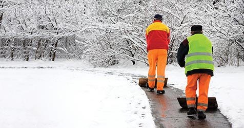 Winter shoveling