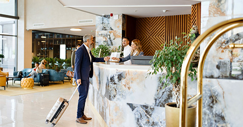 hotel lobby