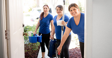 cleaning workers, maids, housekeepers, residential cleaning