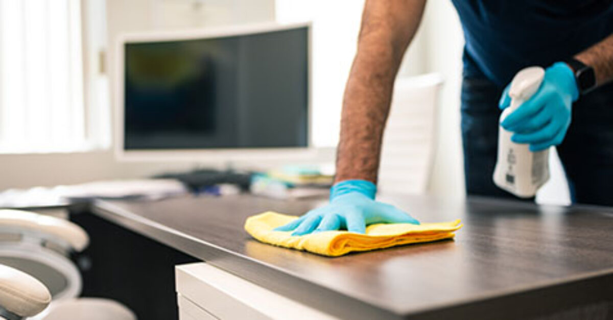 sustainable cleaning in offices