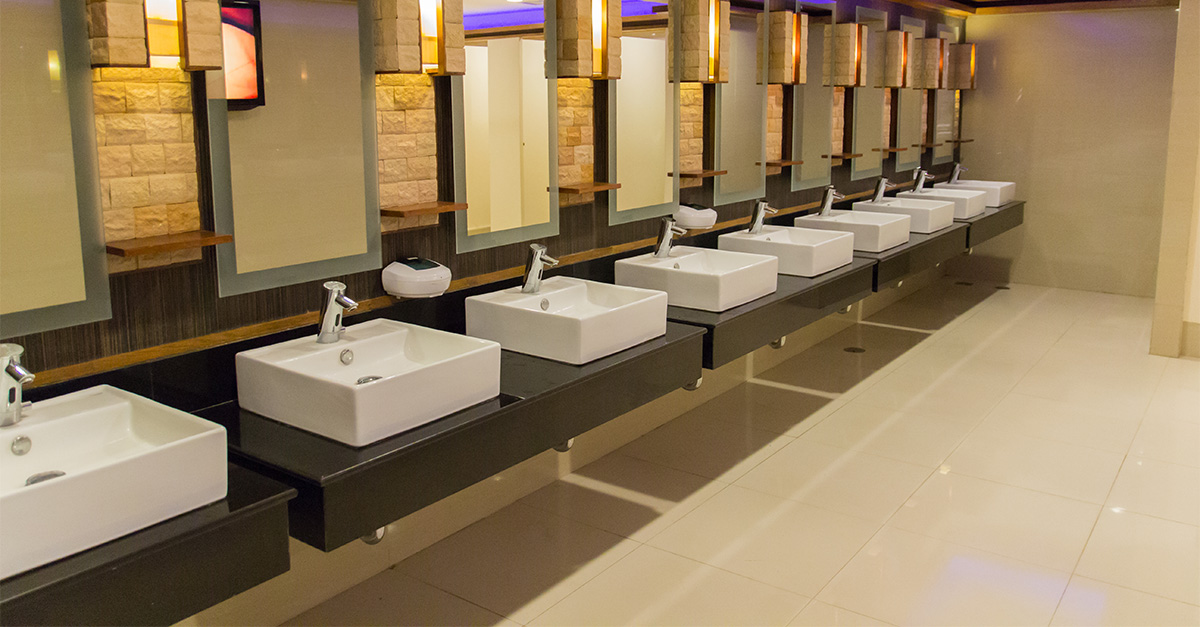 restroom sinks