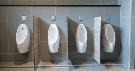 Improve Restroom Hygiene by Reducing Urinal Splashback